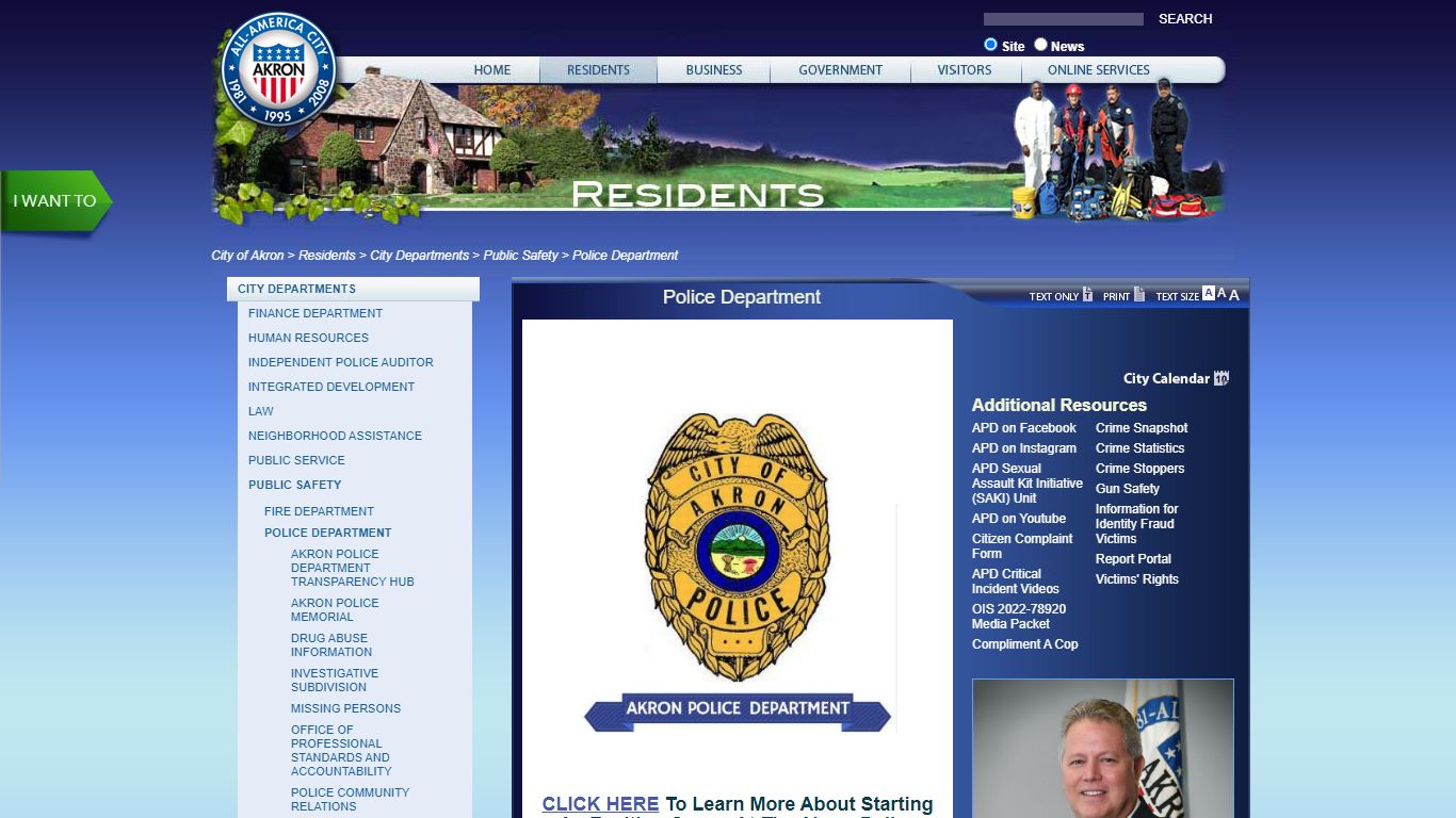 Police Department : City of Akron